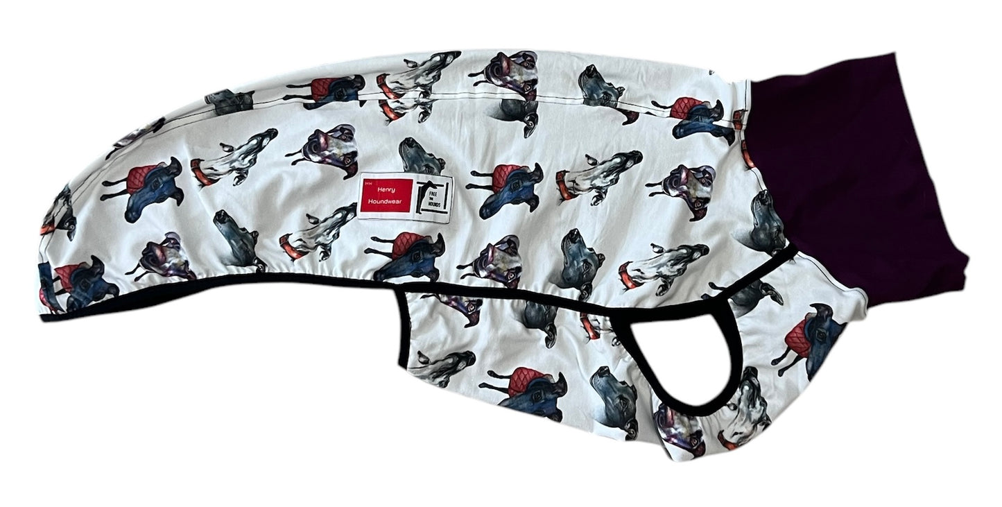 Onesie: Greyhound Head